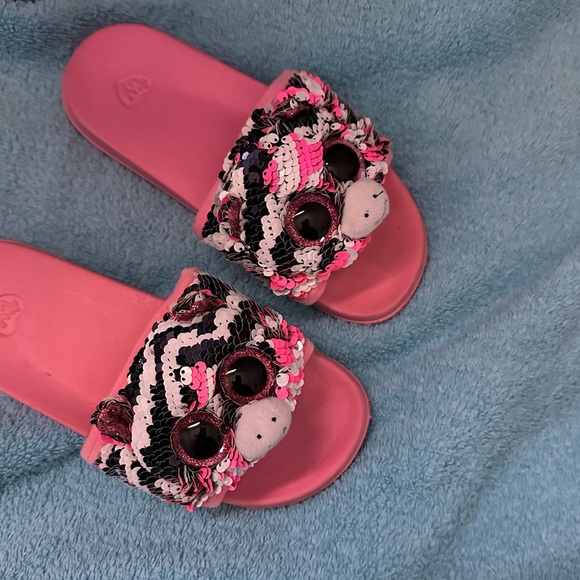 Ty Beanie Boos Sequin Sandal/Slipper- SZ 1-3 - Picture 4 of 5